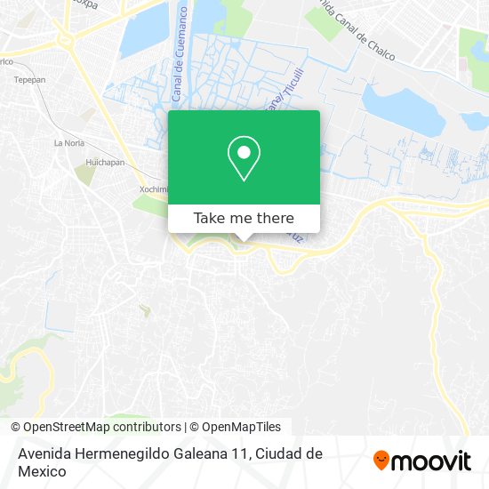 Avenida Hermenegildo Galeana 11 map