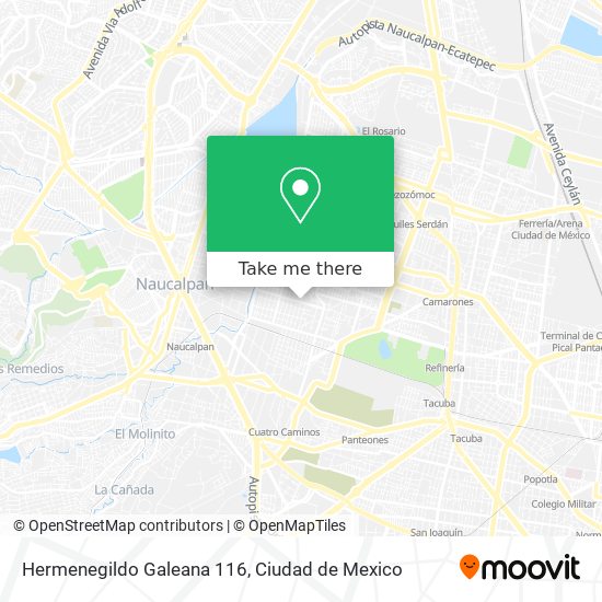 Mapa de Hermenegildo Galeana 116