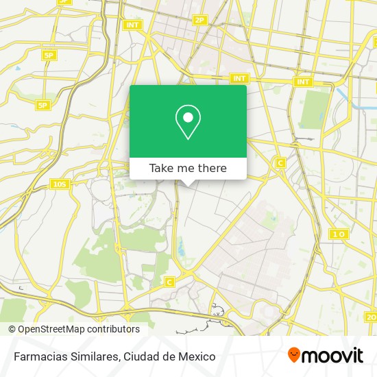 Farmacias Similares map