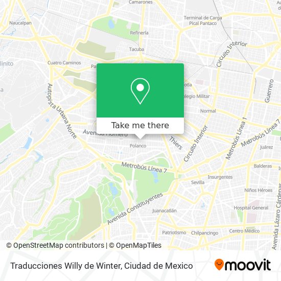 Mapa de Traducciones Willy de Winter