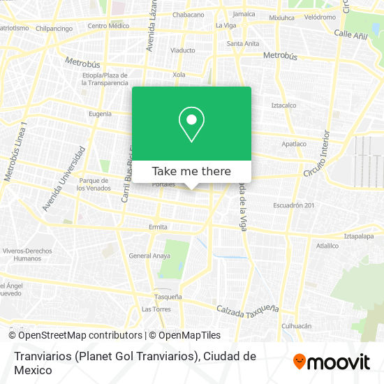 Tranviarios (Planet Gol Tranviarios) map