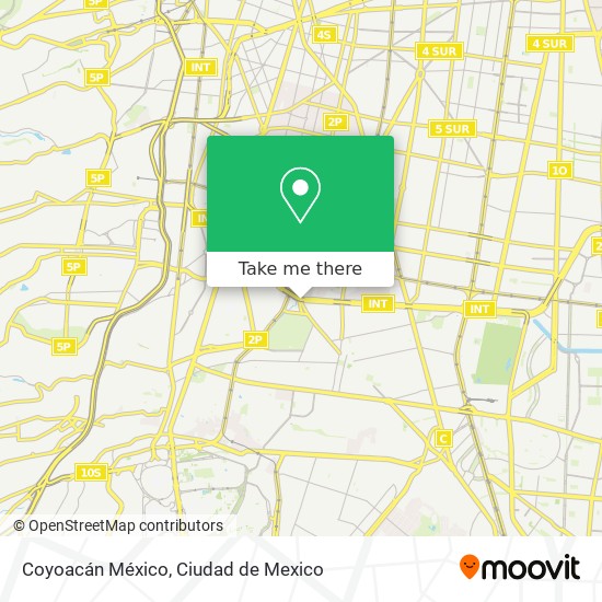 Coyoacán México map