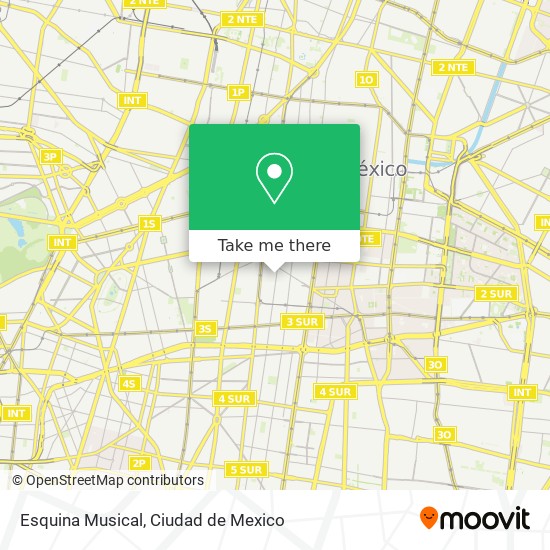 Esquina Musical map