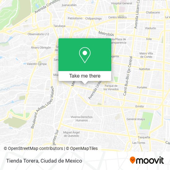 Tienda Torera map