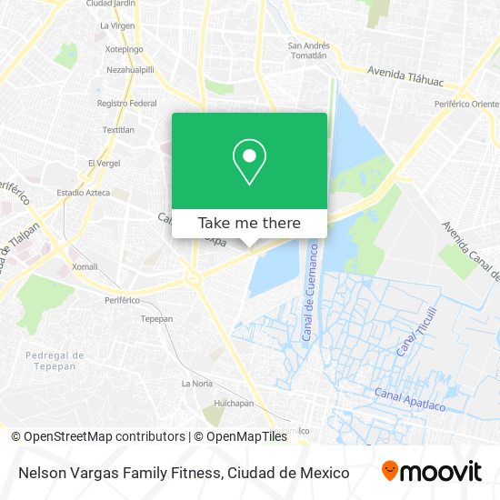 Nelson Vargas Family Fitness map