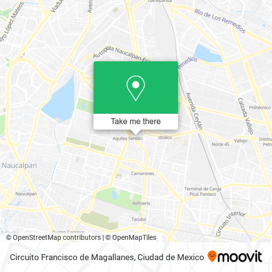 Mapa de Circuito Francisco de Magallanes