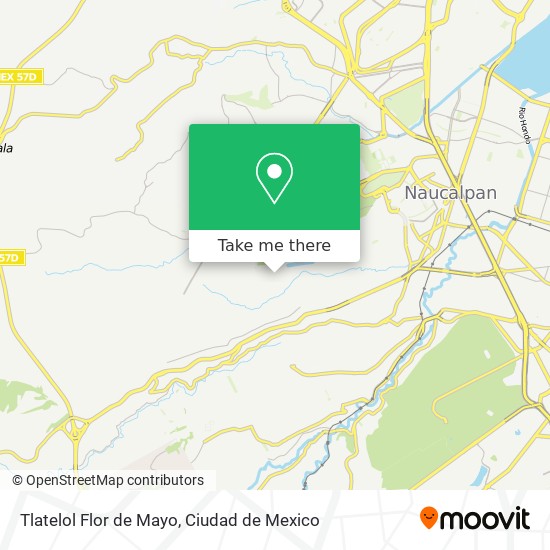 Tlatelol Flor de Mayo map