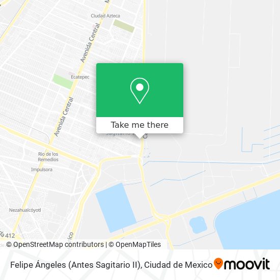 Felipe Ángeles (Antes Sagitario II) map