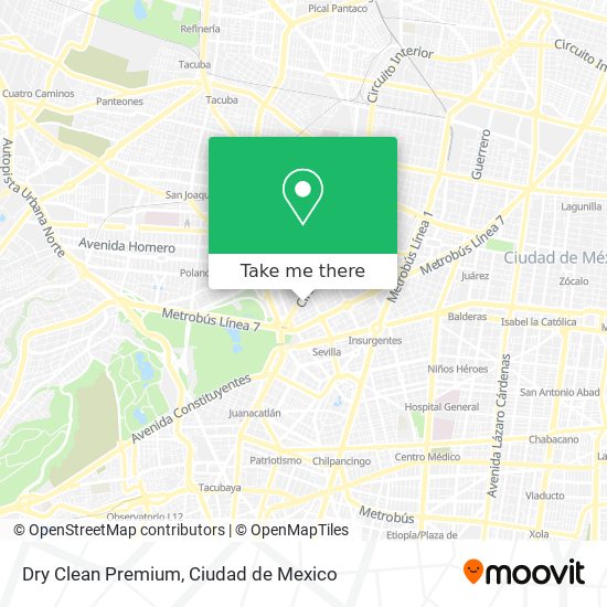 Dry Clean Premium map