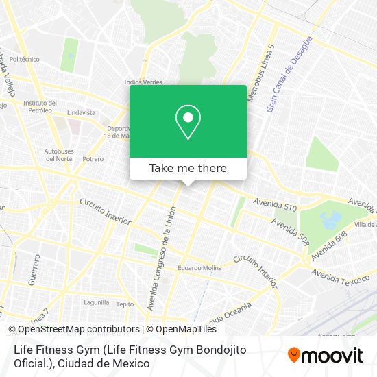 Life Fitness Gym (Life Fitness Gym Bondojito Oficial.) map