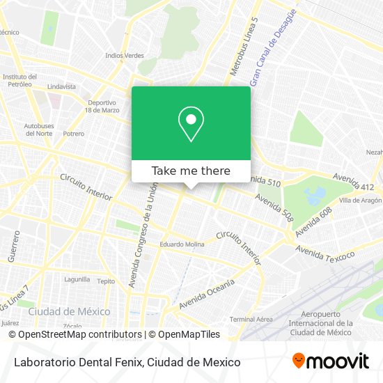 Laboratorio Dental Fenix map