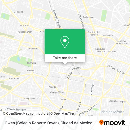 Owen (Colegio Roberto Owen) map