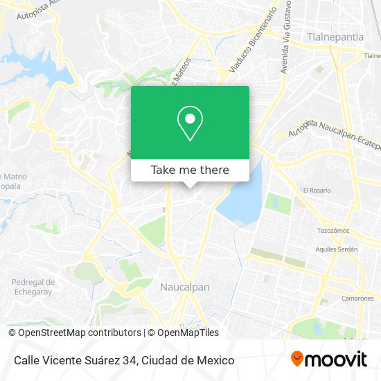 Mapa de Calle Vicente Suárez 34