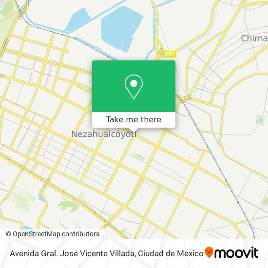 Mapa de Avenida Gral. José Vicente Villada