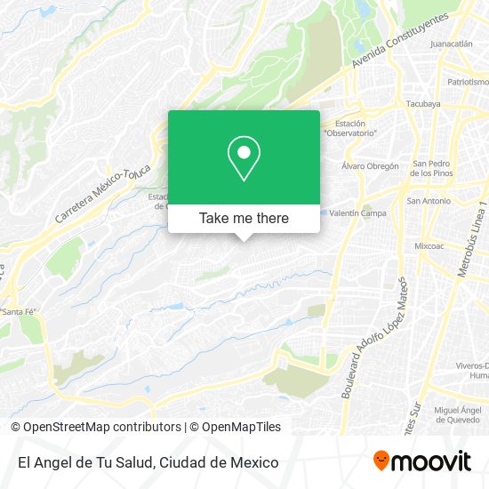 El Angel de Tu Salud map