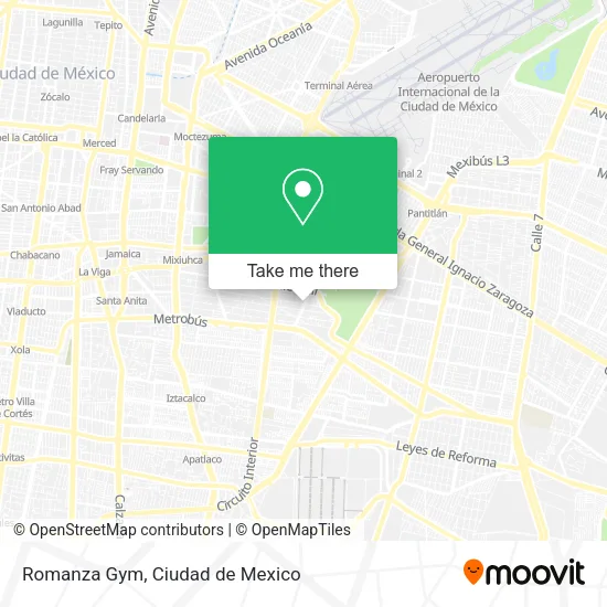 Romanza Gym map