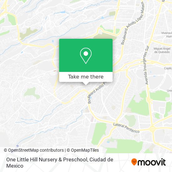 Mapa de One Little Hill Nursery & Preschool