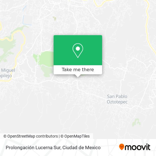 Mapa de Prolongación Lucerna Sur