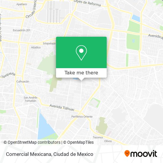 Comercial Mexicana map