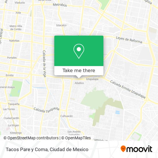 Tacos Pare y Coma map