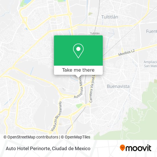 Auto Hotel Perinorte map