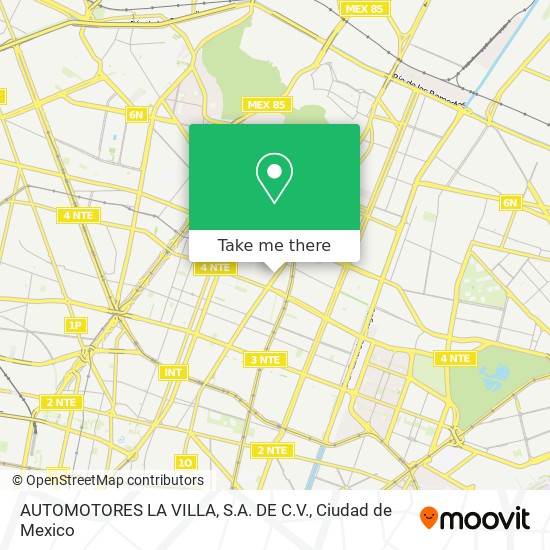 AUTOMOTORES LA VILLA, S.A. DE C.V. map