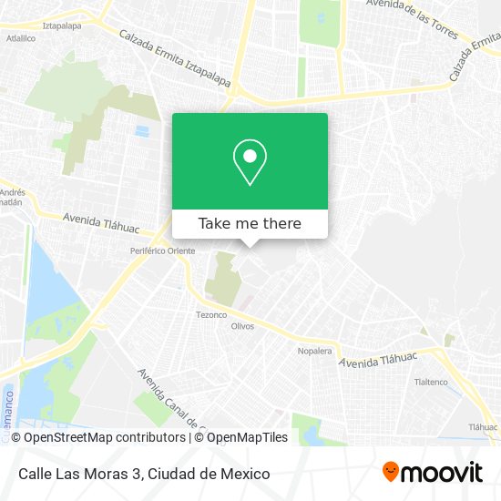 Calle Las Moras 3 map