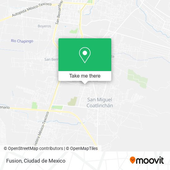 Fusion, Avenida Pavo Real Lomas de Cristo map