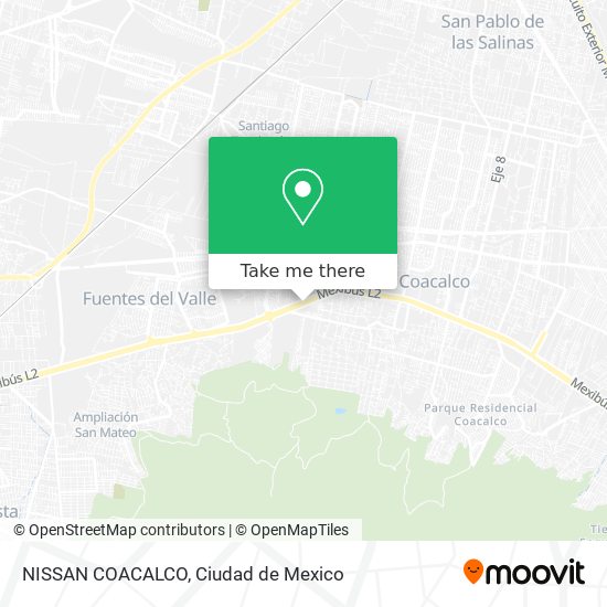 NISSAN COACALCO map