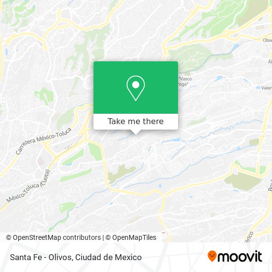 Santa Fe - Olivos map