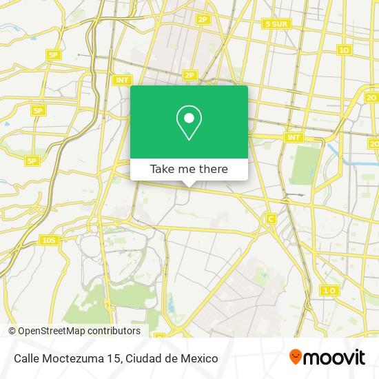 Mapa de Calle Moctezuma 15