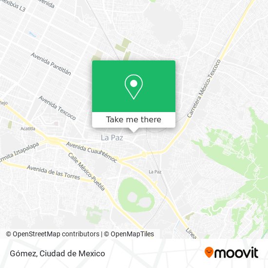 Mapa de Gómez