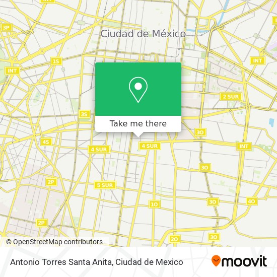 Mapa de Antonio Torres Santa Anita