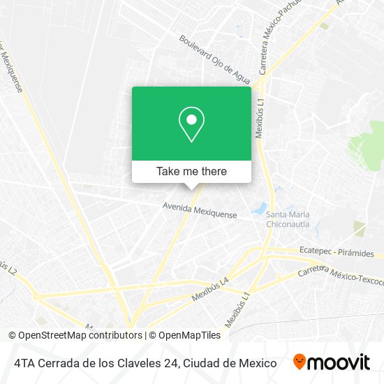 4TA Cerrada de los Claveles 24 map