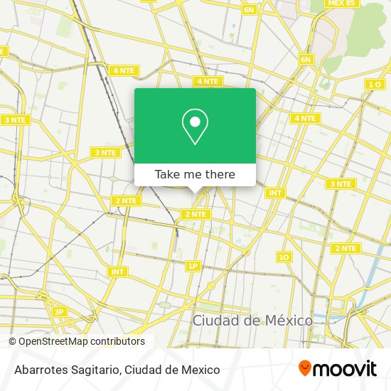 Abarrotes Sagitario map