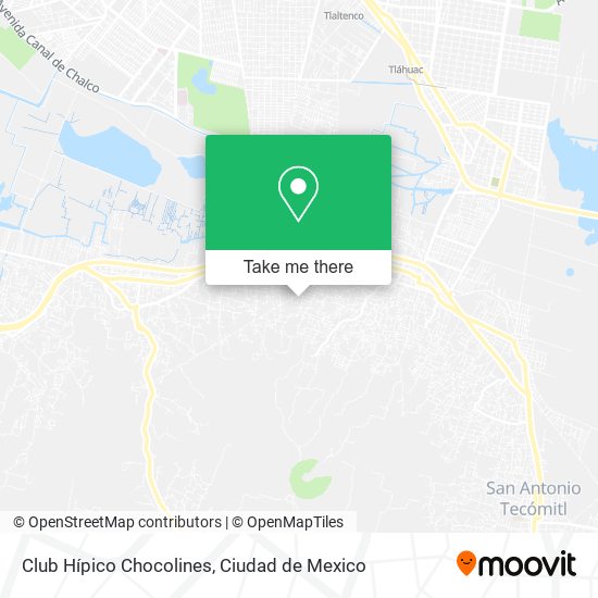 Mapa de Club Hípico Chocolines