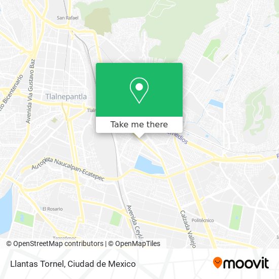 Llantas Tornel map