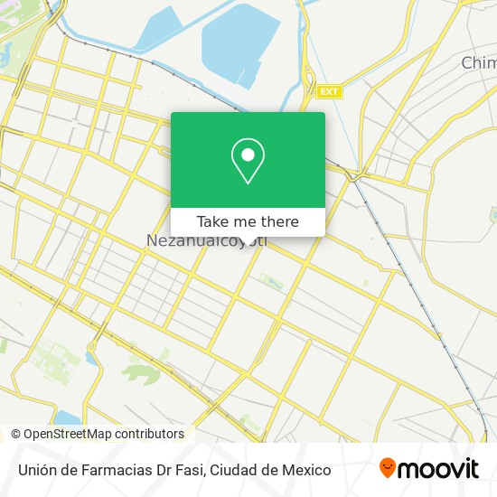 Unión de Farmacias Dr Fasi map