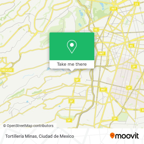 Tortillería Minas map