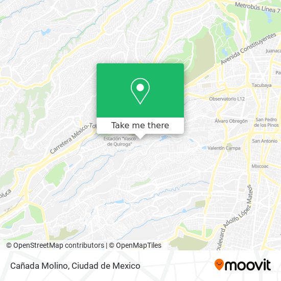 Mapa de Cañada Molino