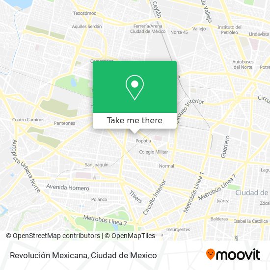 Revolución Mexicana map
