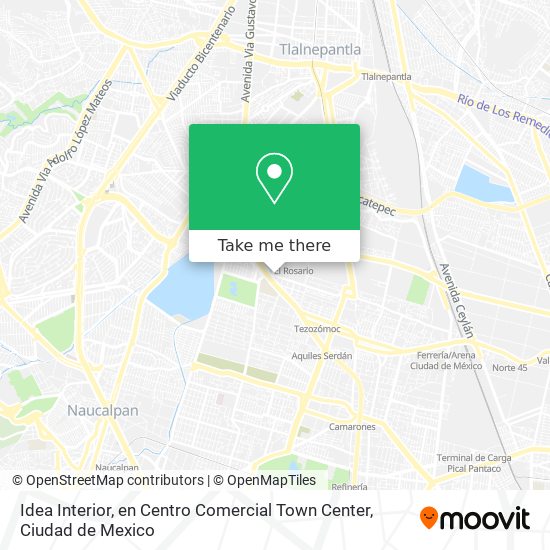 Idea Interior, en Centro Comercial Town Center map