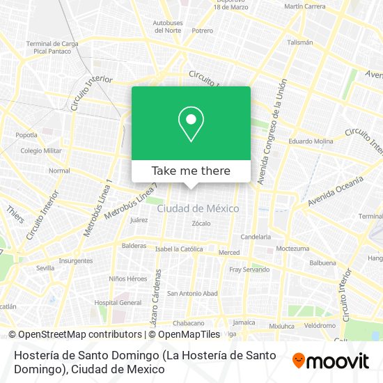 Mapa de Hostería de Santo Domingo