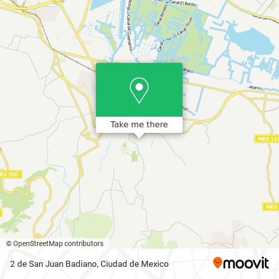 2 de San Juan Badiano map