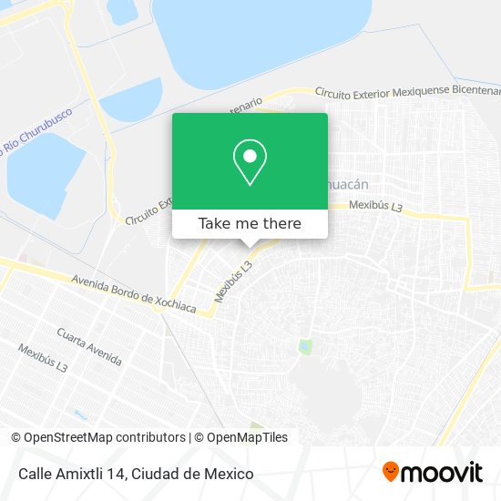 Calle Amixtli 14 map