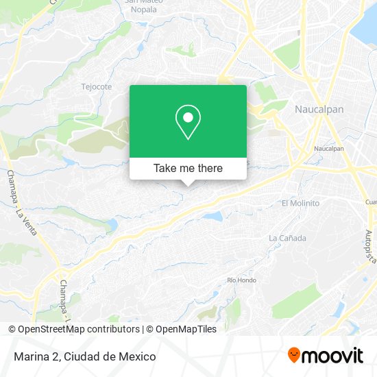 Mapa de Marina 2, San Lorenzo Totolinga