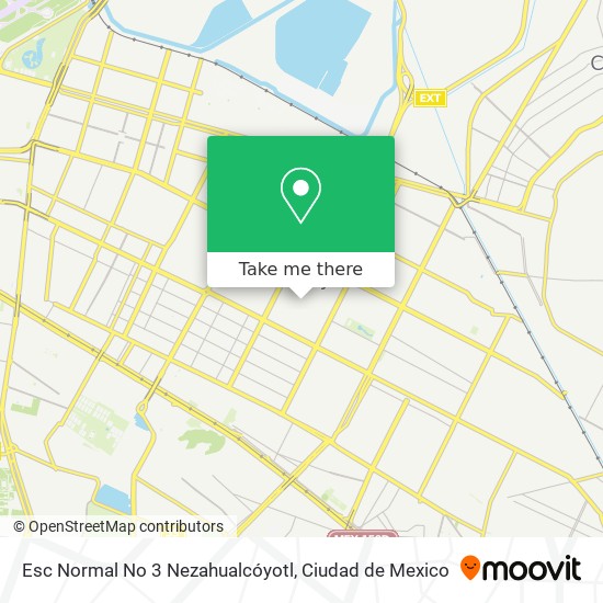Esc Normal No 3 Nezahualcóyotl map
