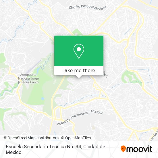 Escuela Secundaria Tecnica No. 34 map