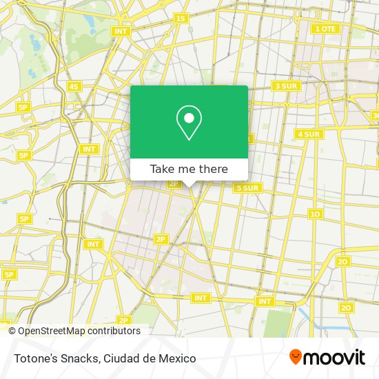 Mapa de Totone's Snacks