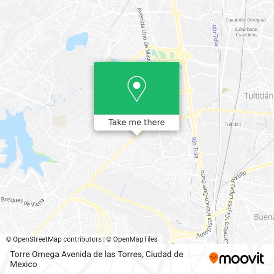 Torre Omega Avenida de las Torres map
